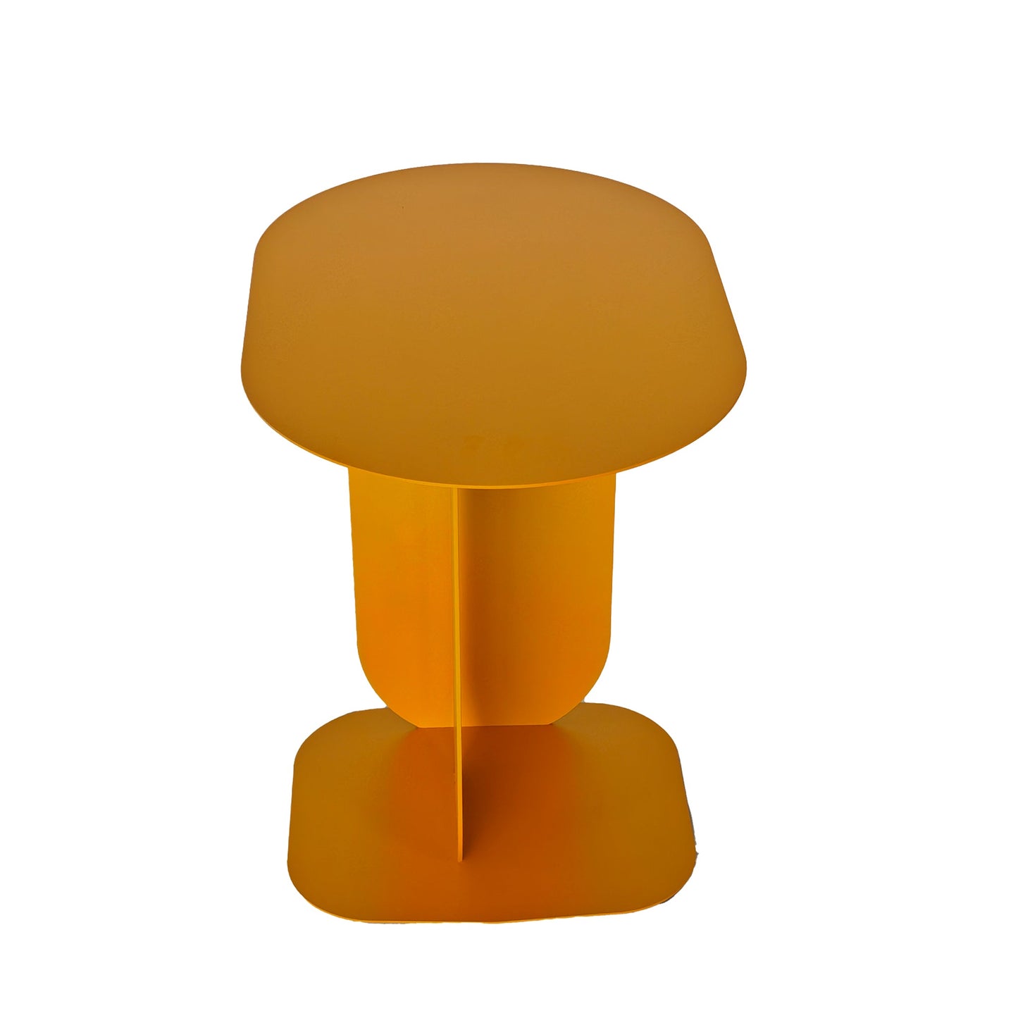 Aveline 45cm Side Table - Sandy Mustard