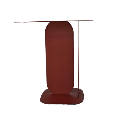 Aveline 45cm Side Table - Burgundy Red