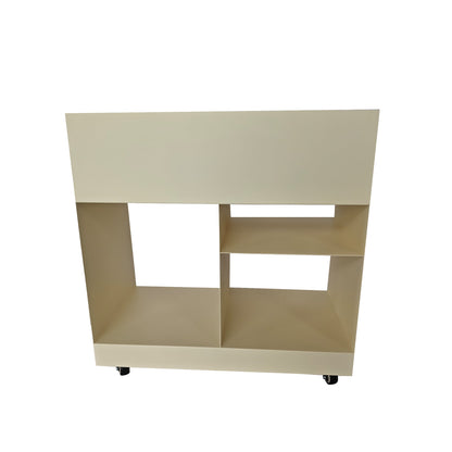 Breska 60cm Side Table - Ivory White