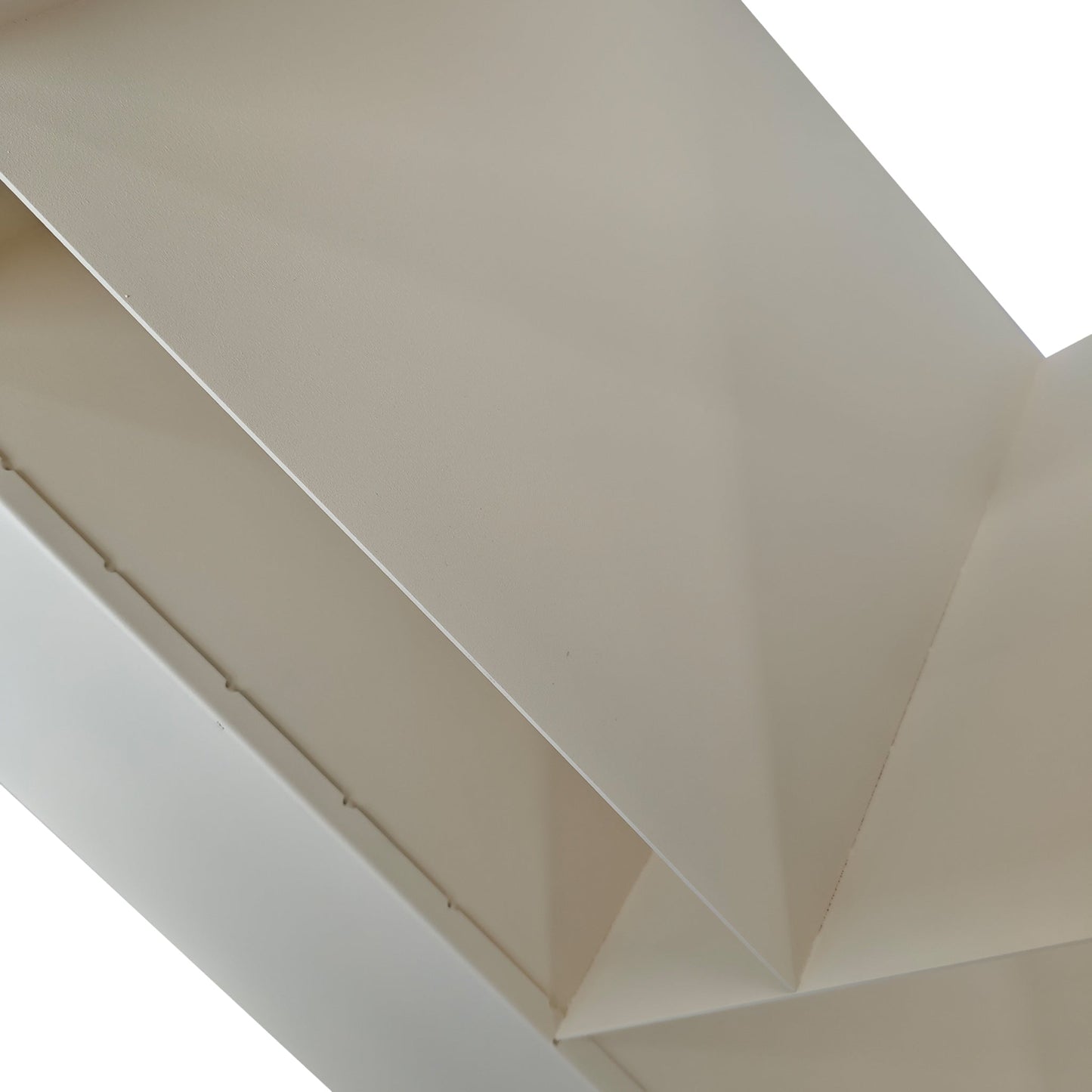 Breska 60cm Side Table - Ivory White