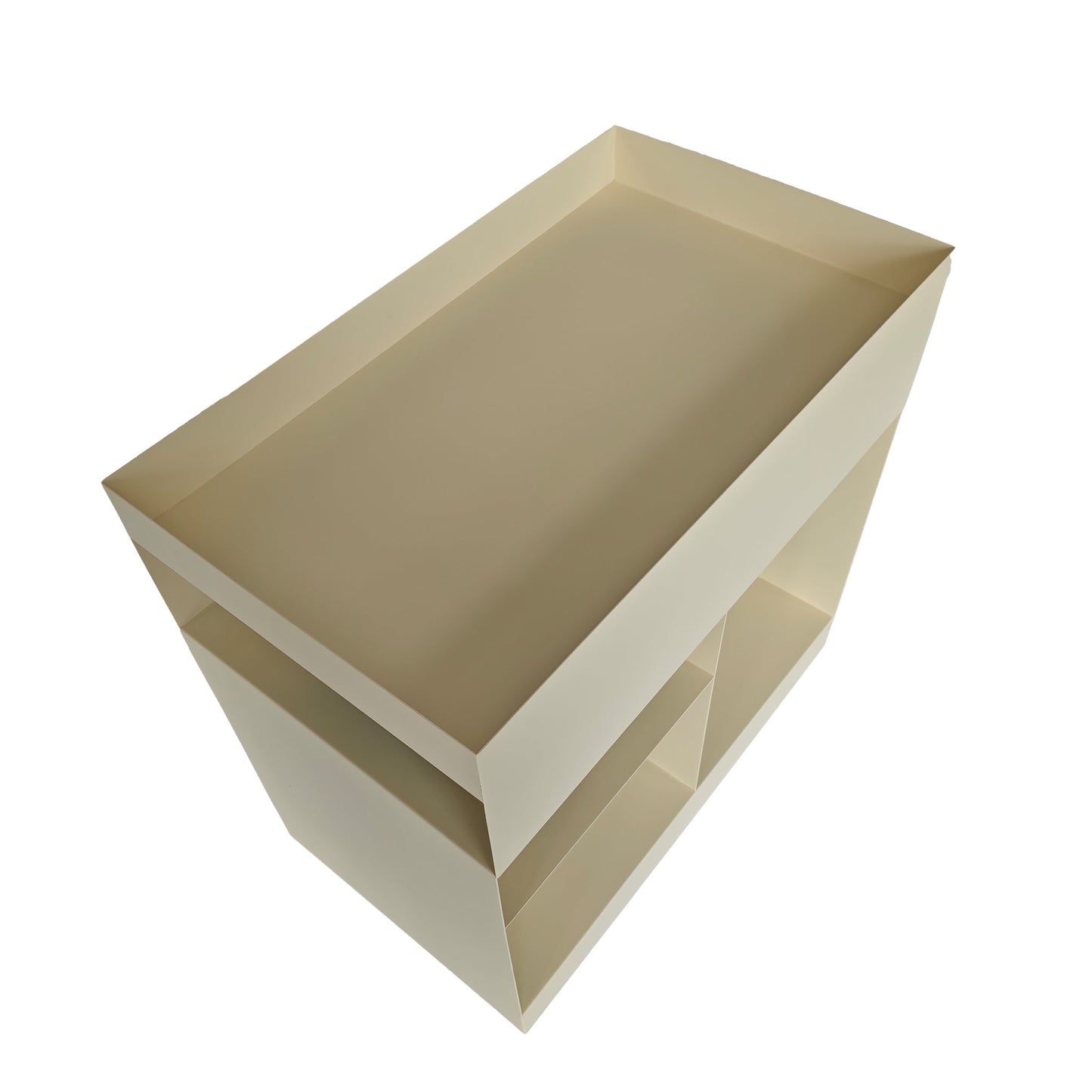 Breska 60cm Side Table - Ivory White