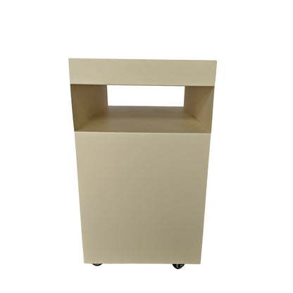 Breska 60cm Side Table - Ivory White