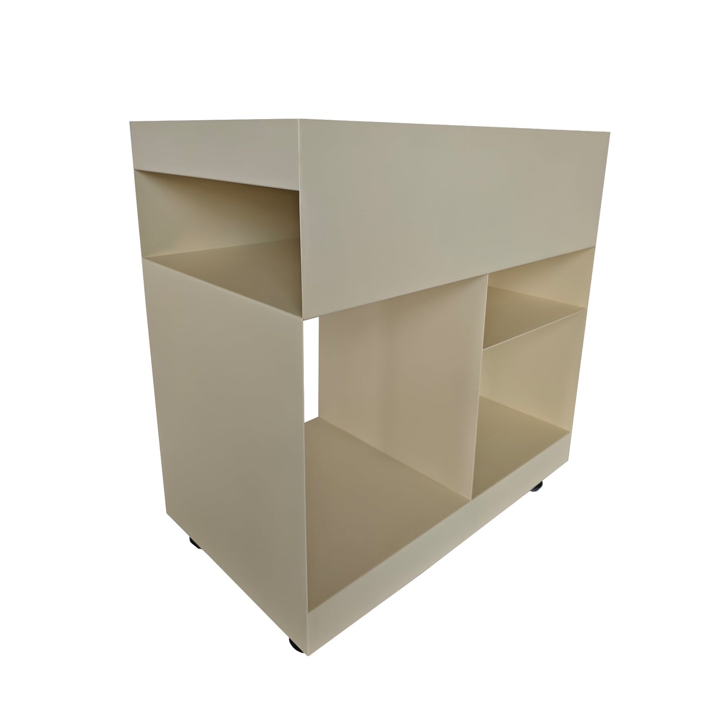 Breska 60cm Side Table - Ivory White