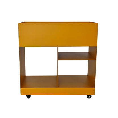 Breska 60cm Side Table - Sandy Mustard