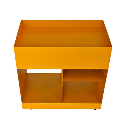 Breska 60cm Side Table - Sandy Mustard