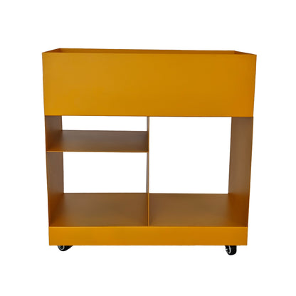 Breska 60cm Side Table - Sandy Mustard
