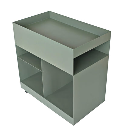 Breska 60cm Side Table - Sage Green