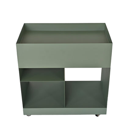 Breska 60cm Side Table - Sage Green