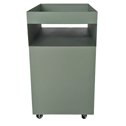 Breska 60cm Side Table - Sage Green