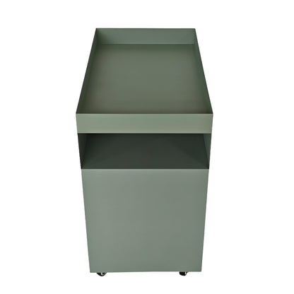 Breska 60cm Side Table - Sage Green