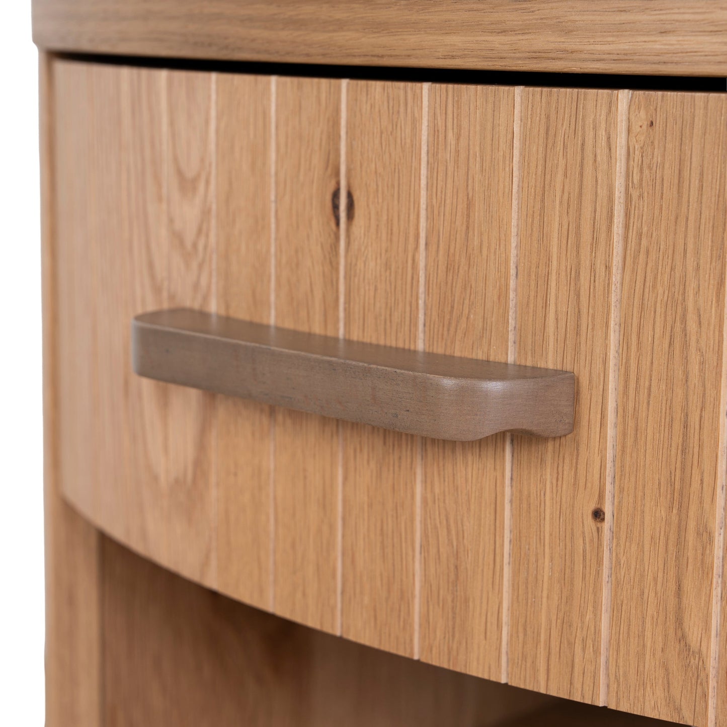 Cambrio Bedside Table - Knotty Oak