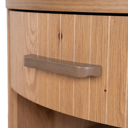Cambrio Bedside Table - Knotty Oak