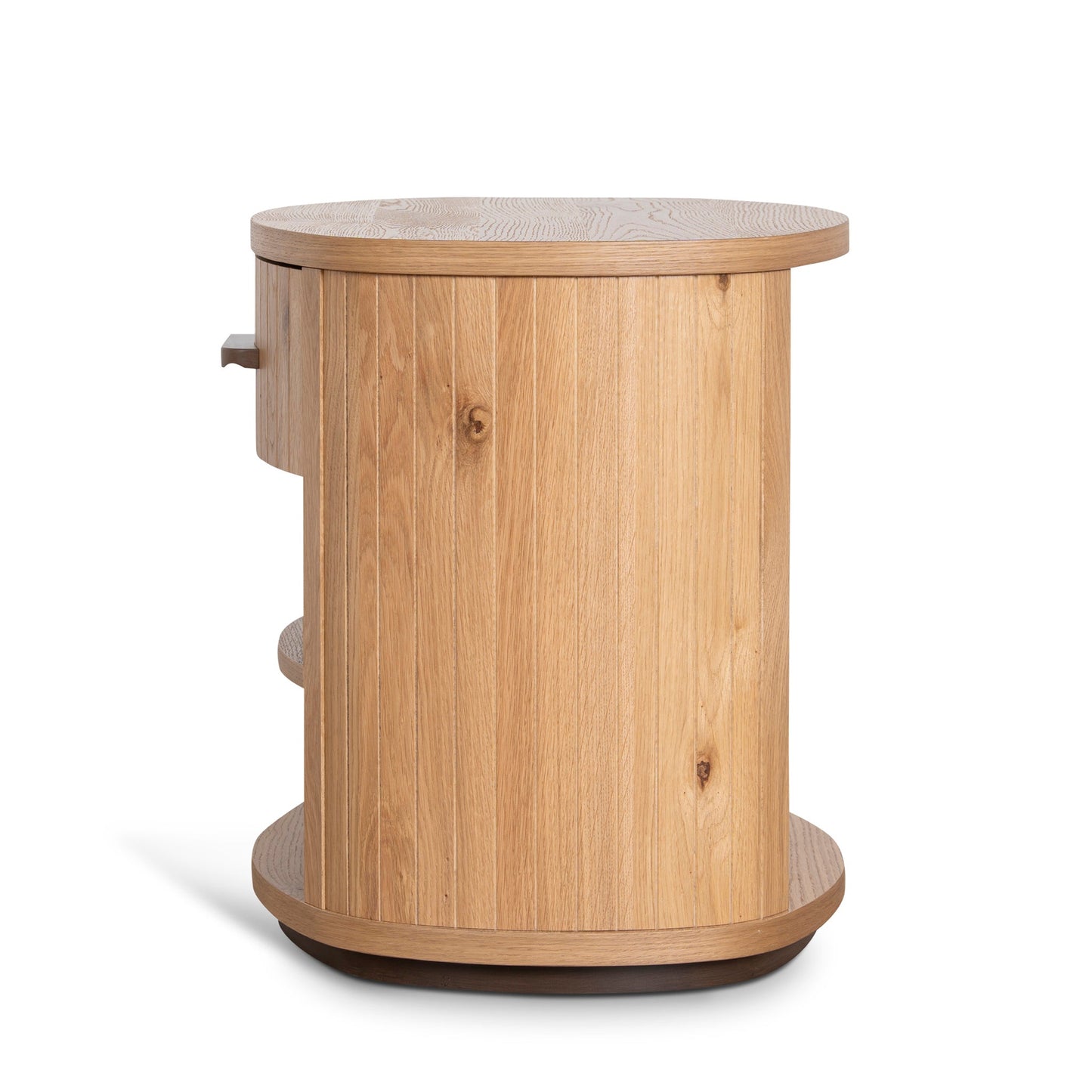 Cambrio Bedside Table - Knotty Oak