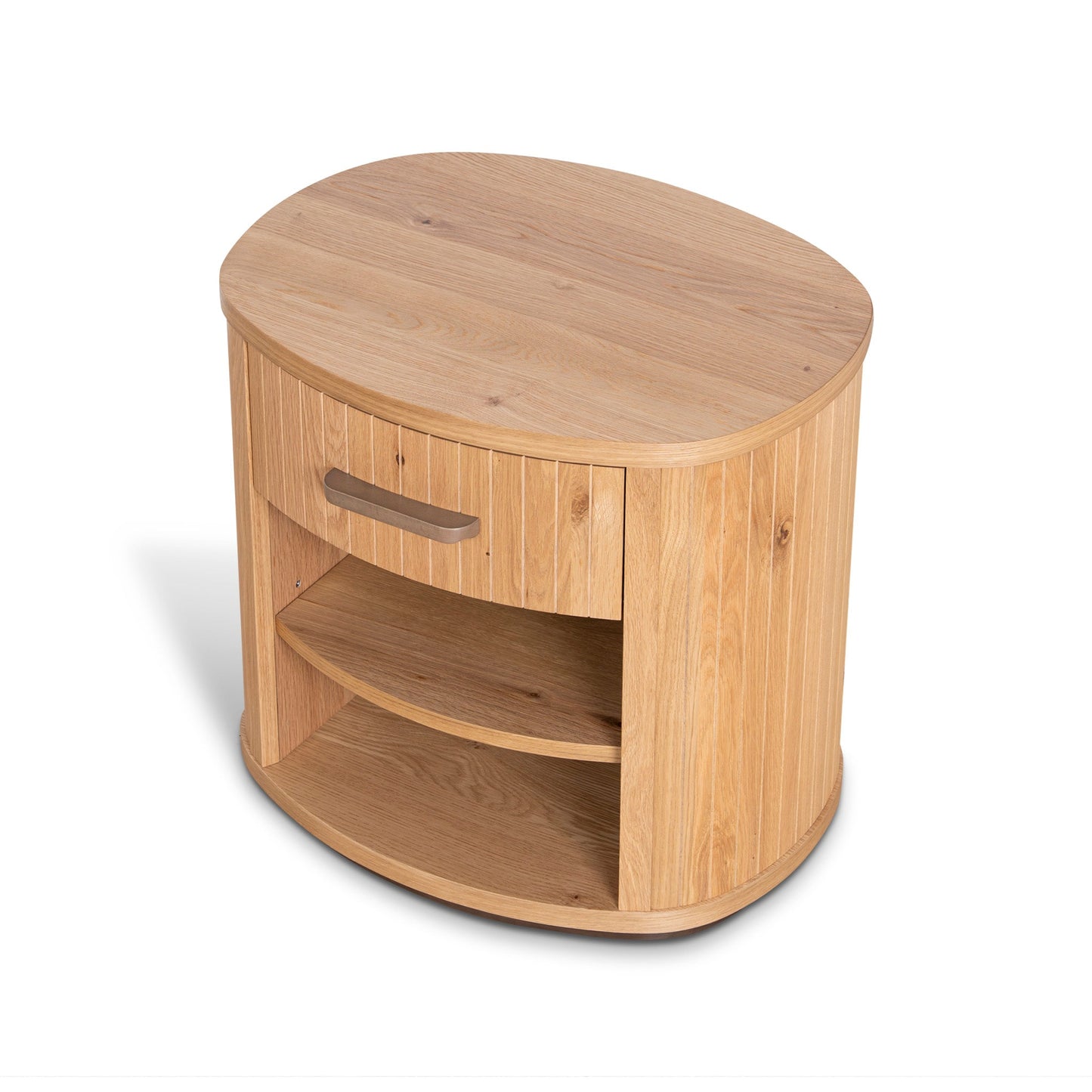 Cambrio Bedside Table - Knotty Oak