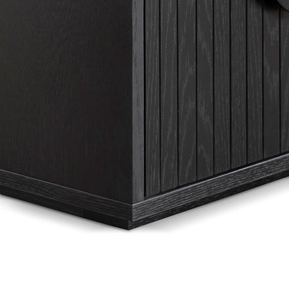 Curtis Bedside Table - Black Oak