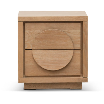 Bonnie Bedside Table - Dusty Oak