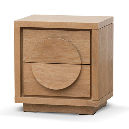 Bonnie Bedside Table - Dusty Oak