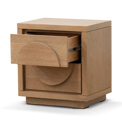 Bonnie Bedside Table - Dusty Oak