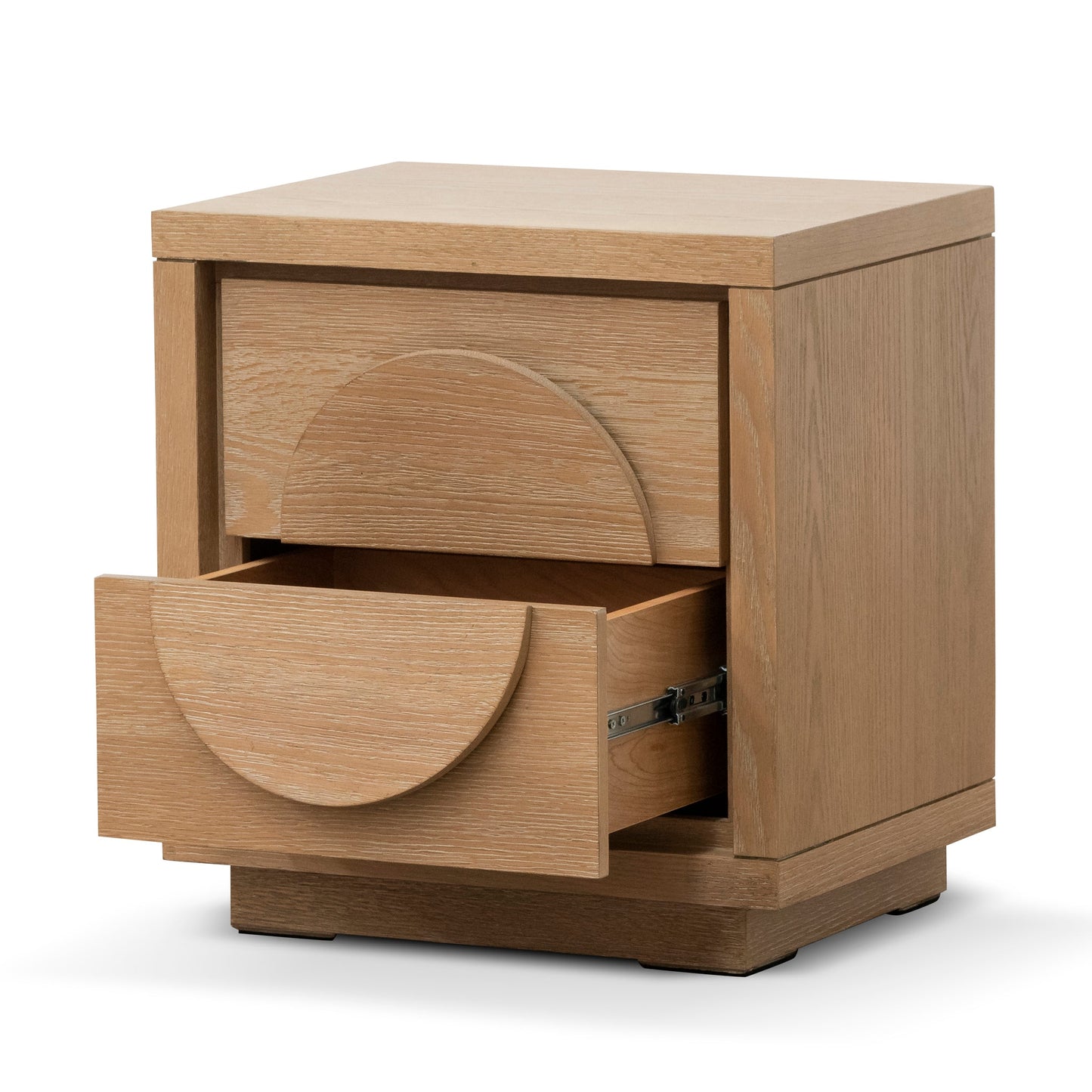 Bonnie Bedside Table - Dusty Oak