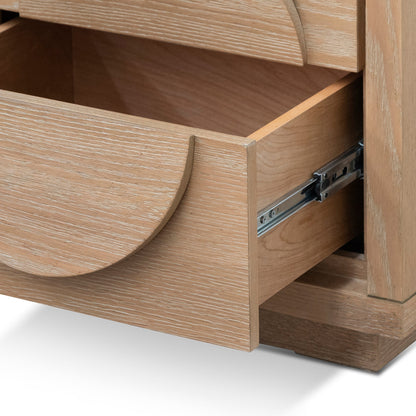 Bonnie Bedside Table - Dusty Oak