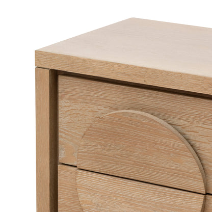Bonnie Bedside Table - Dusty Oak