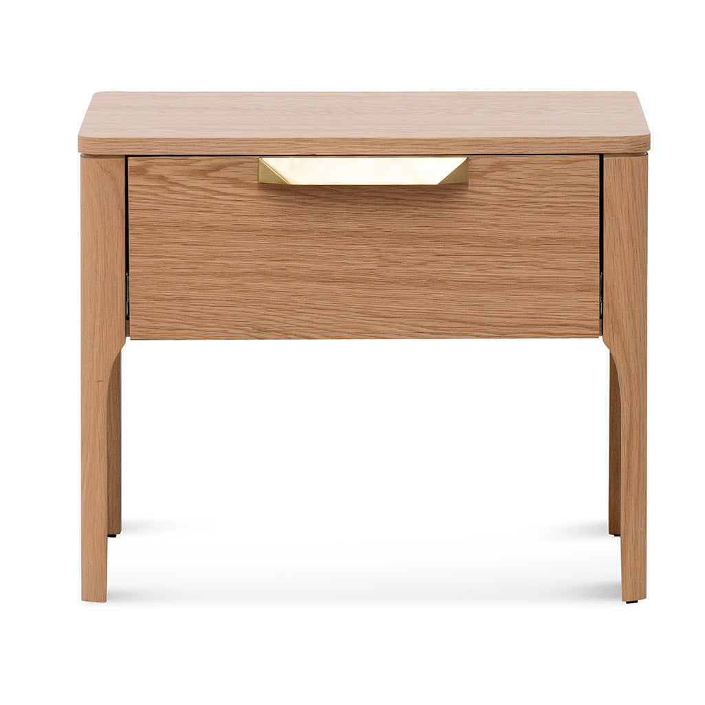 Allison Wooden Bedside Table - Natural