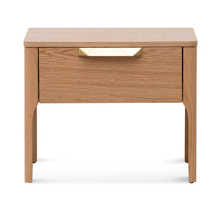 Allison Wooden Bedside Table - Natural