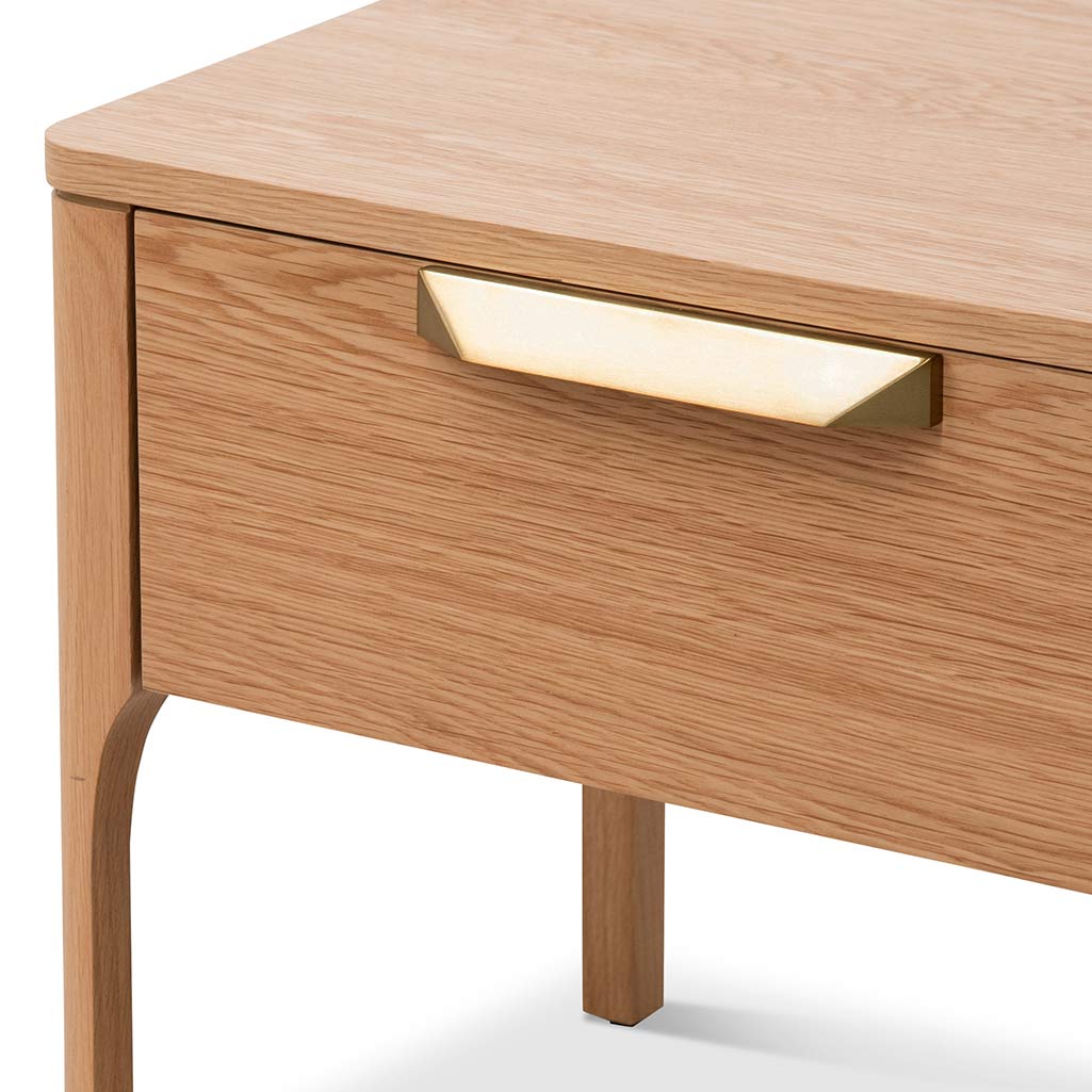Allison Wooden Bedside Table - Natural
