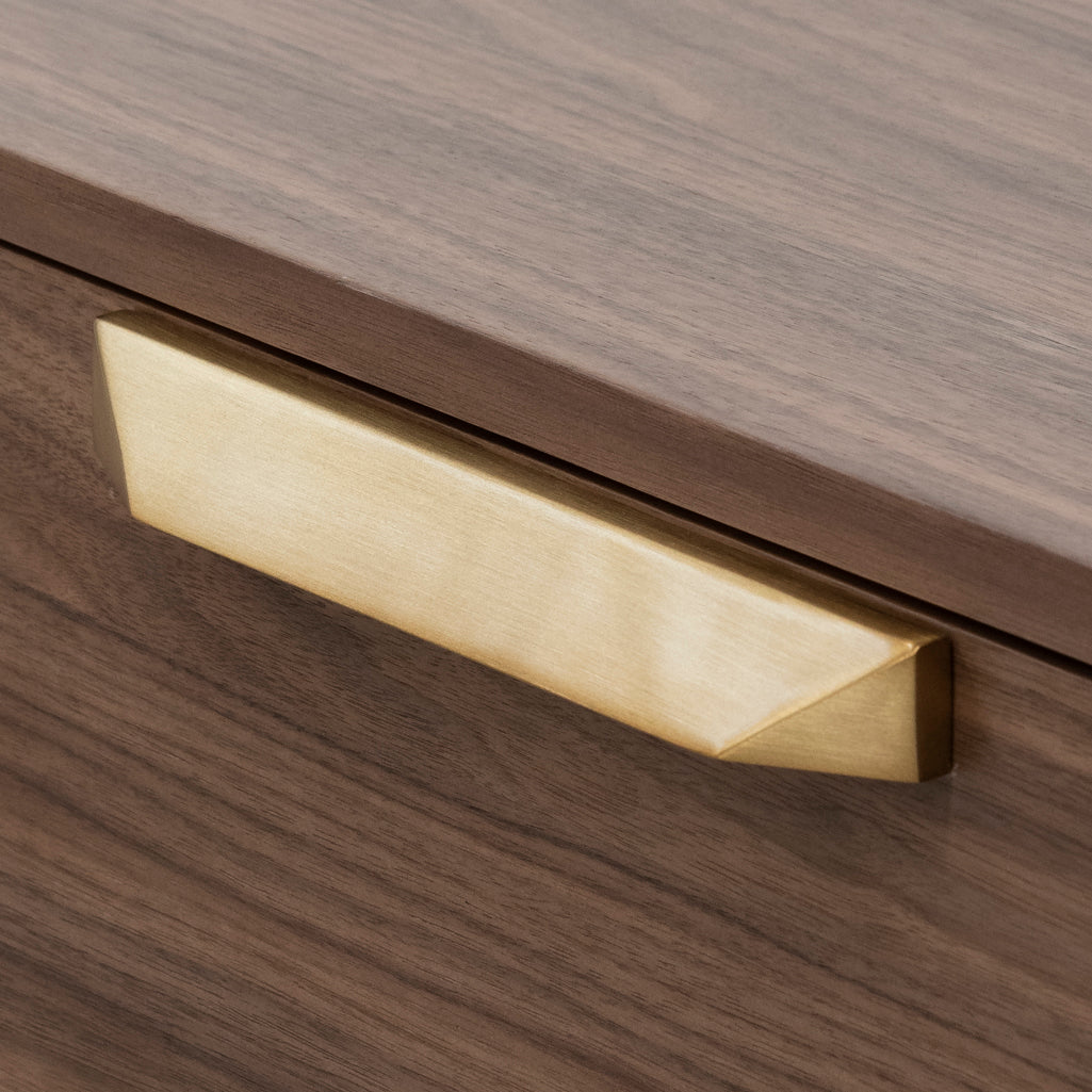 Allison Wooden Bedside Table - Walnut