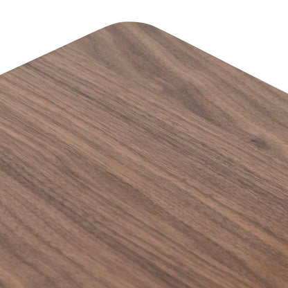 Allison Wooden Bedside Table - Walnut