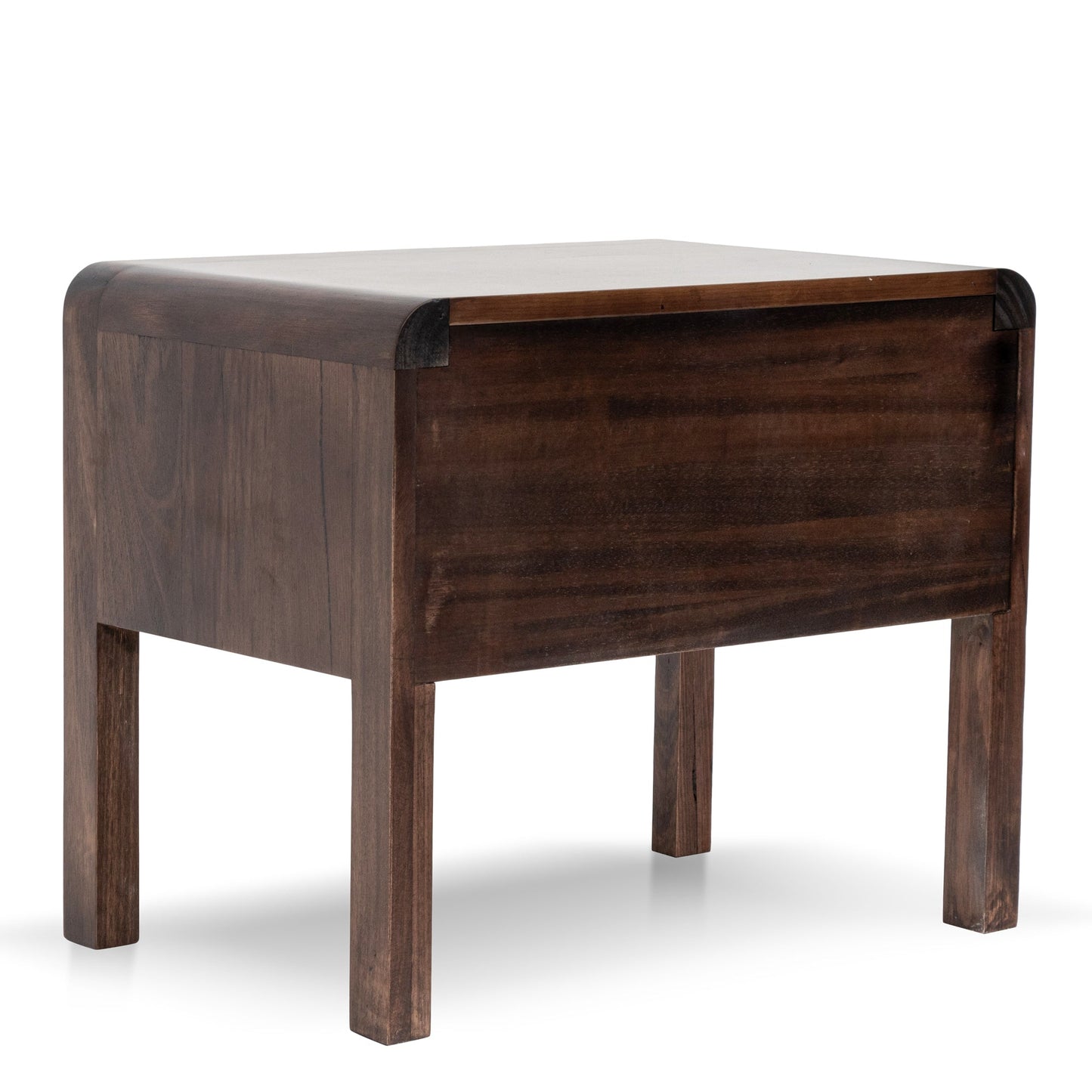 Amparo Single Drawer Bedside Table - Walnut