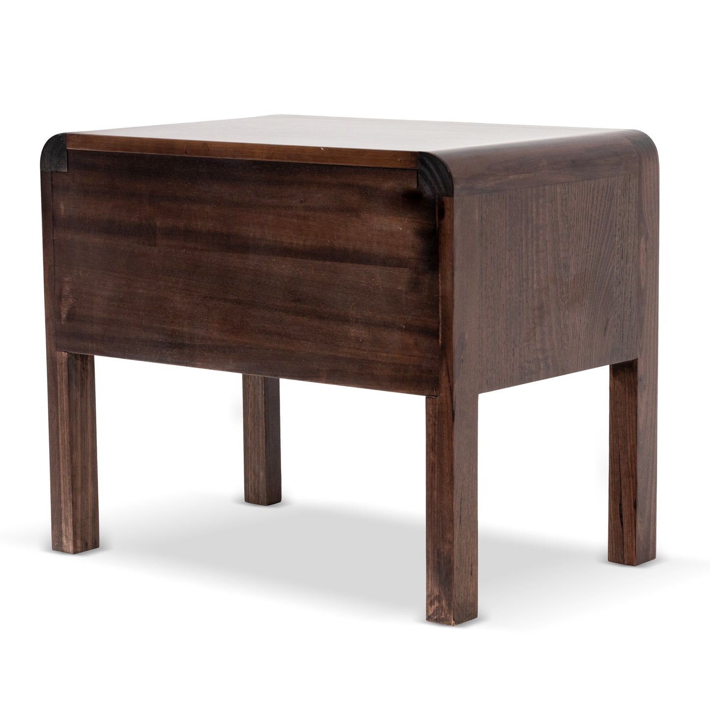 Amparo Single Drawer Bedside Table - Walnut