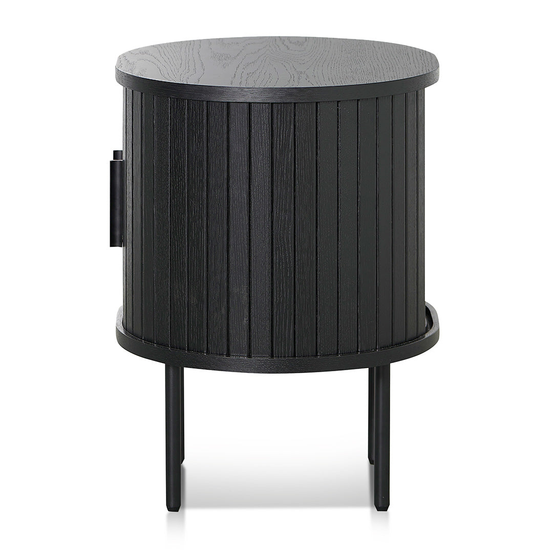 Dania Round Side Table - Full Black