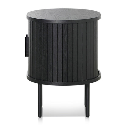Dania Round Side Table - Full Black