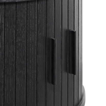 Dania Round Side Table - Full Black