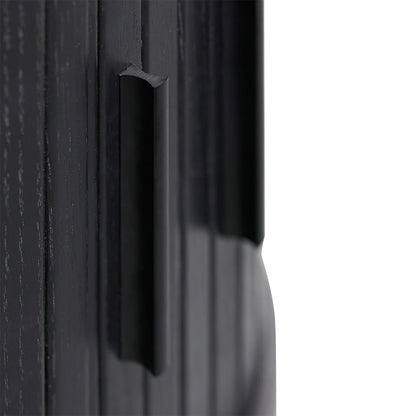 Dania Round Side Table - Full Black