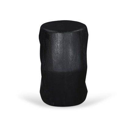 Antica 40cm Round Side Table - Full Black