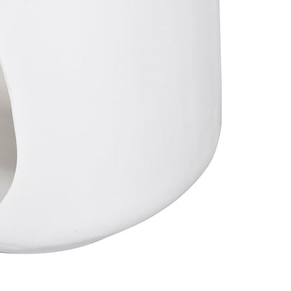 Baldini 32cm Round Side Table - White