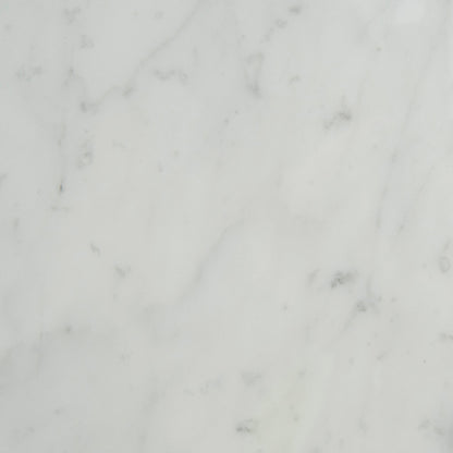 Alwin 60cm Marble Side Table - White Base