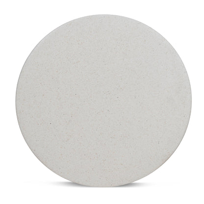 Boris 42cm Fibre Glass Side Table - White