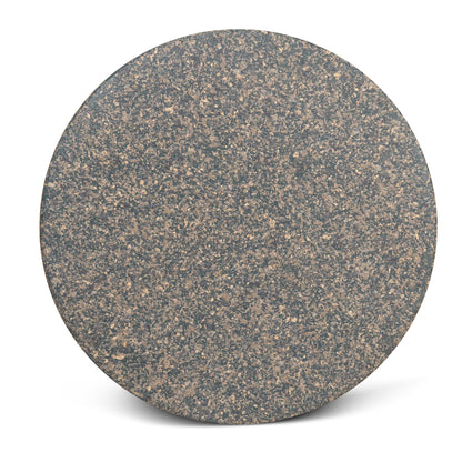 Boris 42cm Fibre Glass Side Table - Charcoal Latte