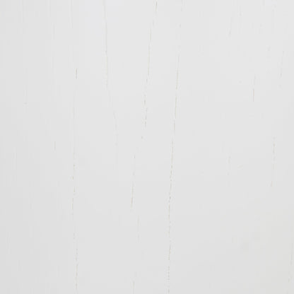 Alfaro 50cm Round Side Table - Full White