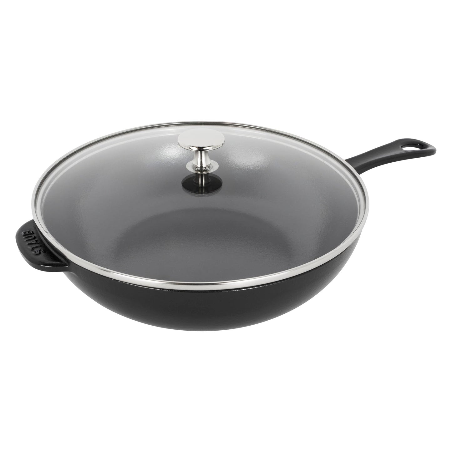STAUB Cast Iron 2.9-qt Daily Pan with Glass Lid