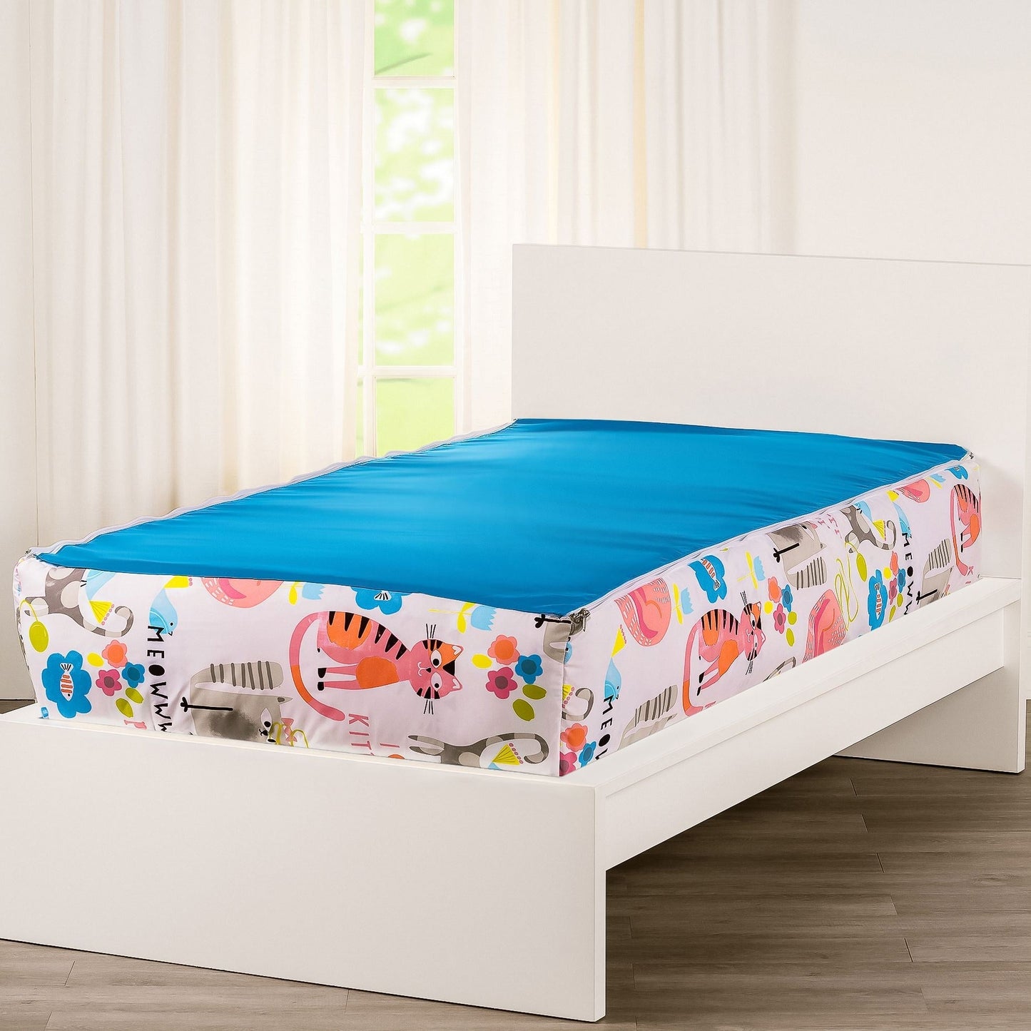 Siscovers I Heart Cats Bunkie Deluxe Zipper Bedding Set