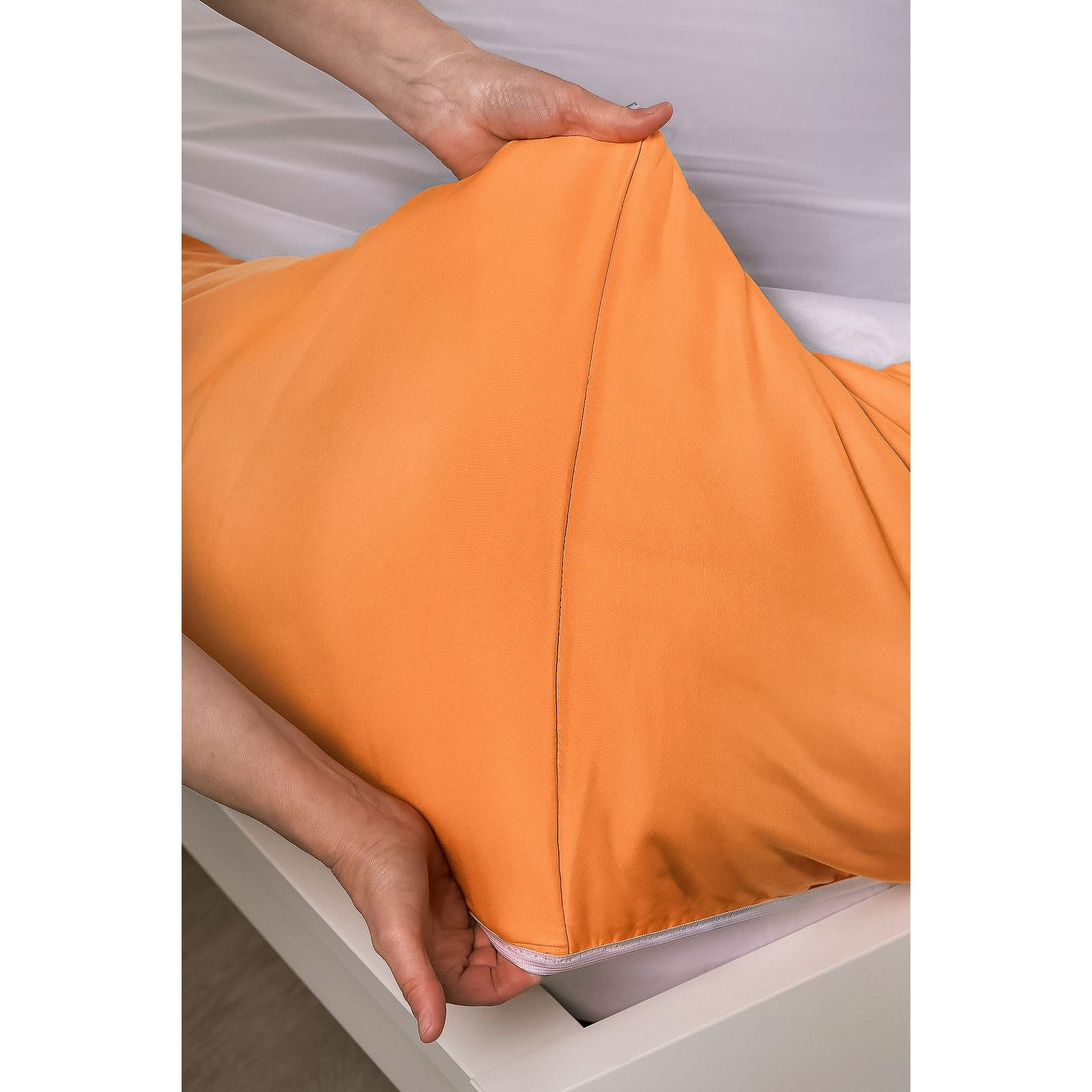 Siscovers Orange Bunkie Deluxe Zipper Bedding Set