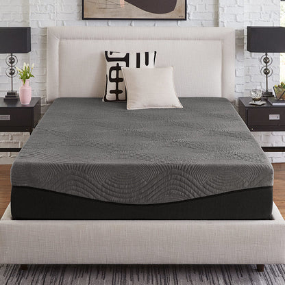 Slumber Solutions Active 14-inch Charcoal Memory Foam Mattress