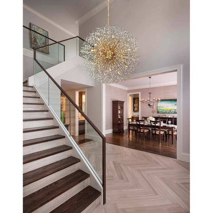 Starburst Chandelier 47 Wide Crystal Lighting Fixture