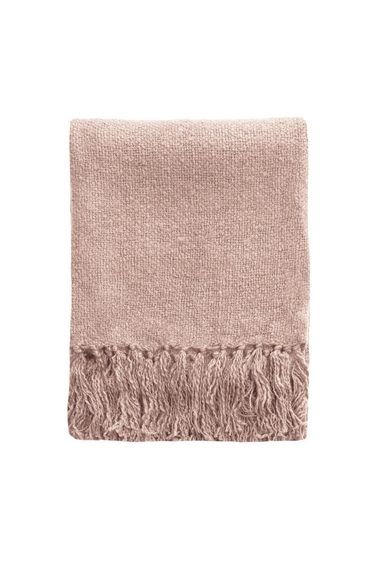 Baya Serenade Throw - Dusky Rose