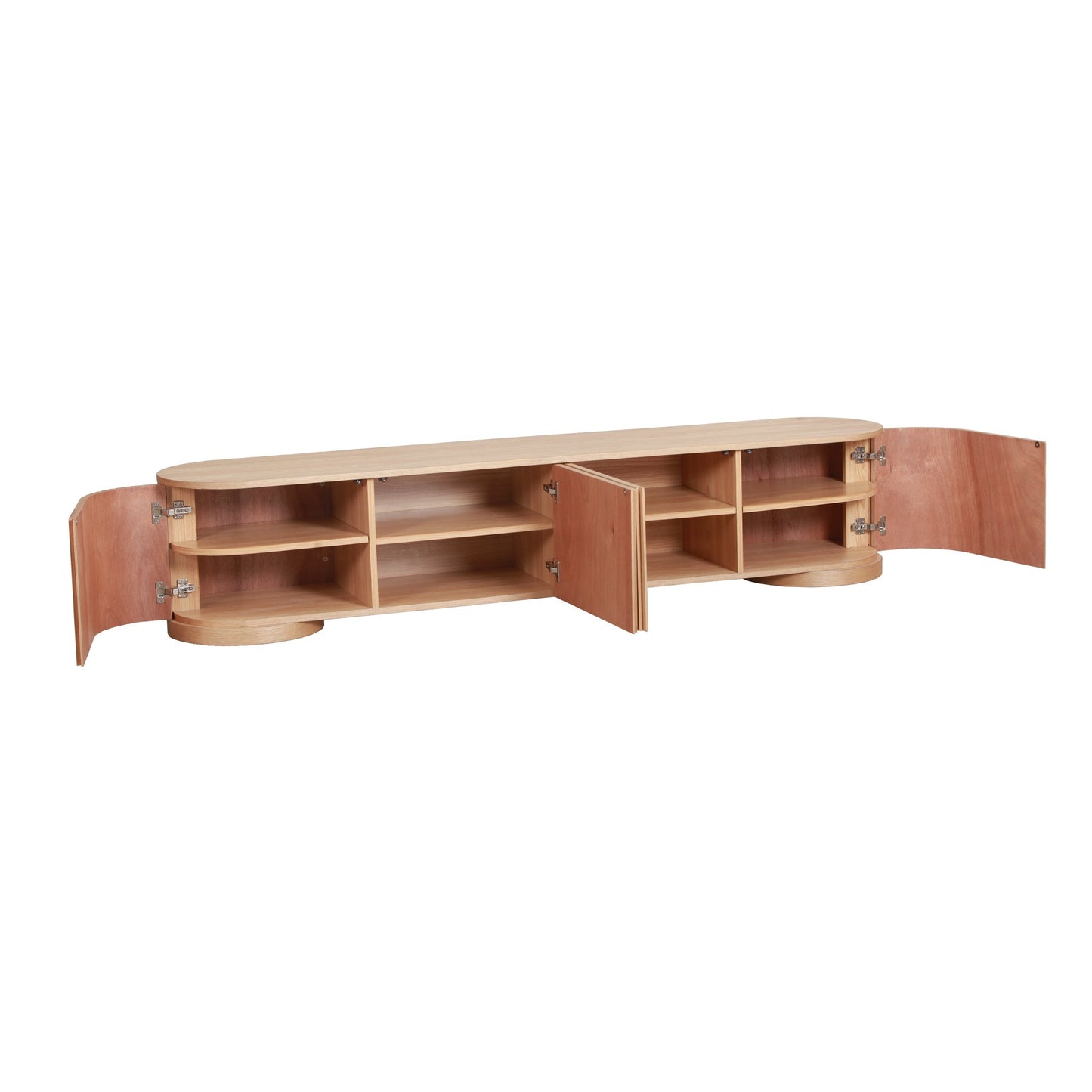 Anja 2.2m TV Entertainment Unit - Natural