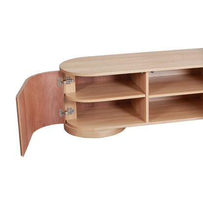 Anja 2.2m TV Entertainment Unit - Natural